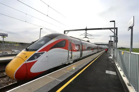 LNER Train in station