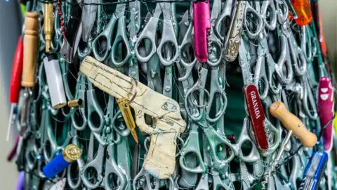 Martynas Jaugelavicius Vilnius Airport's Christmas tree