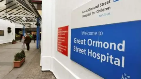 PA Media Great Ormond Street Hospital entrance