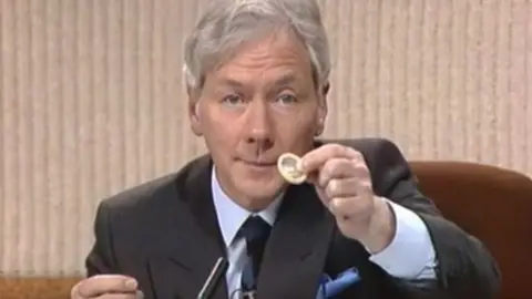 RTE Gay Byrne with condom