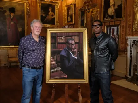 ASHLEY KARRELL  Both the Earl of Harewood and David Harewood hope that when visitors see the portrait they will ask questions and start to understand the legacy of slavery