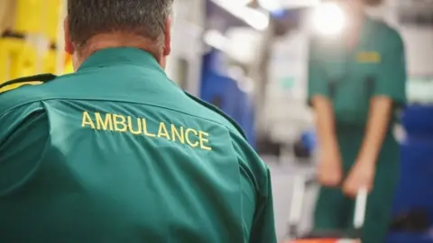 Getty Images Ambulance staff