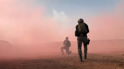 Reuters Nigeriens during US-run exercises