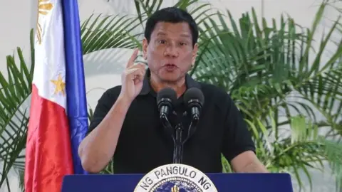 AFP Mr Duterte in 2016