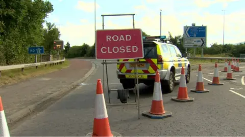 Fatal Belfast crash Car driven wrong way on motorway