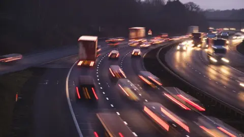 Getty Images Road at night