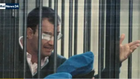 RaiNews24 TV screengrab of Massimo Carminati (Rai News)