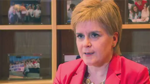 BBC Nicola Sturgeon