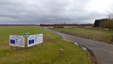 Google Maps Sibson Aerodrome