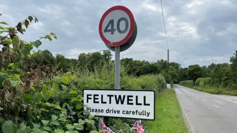 Richard Knights/BBC Feltwell sign