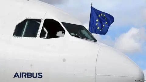Getty Images An Airbus plane