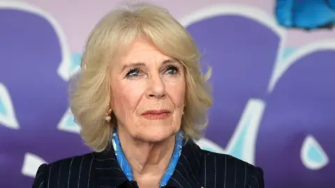 Reuters Queen Consort Camilla visits the S.T.O.R.M Family Centre, in London, 9 February 2023.