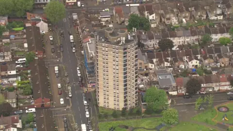 BBC Aerial of Jacobs House on New City Road