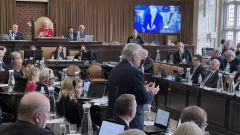 BBC Essex County Council meeting in May 2023