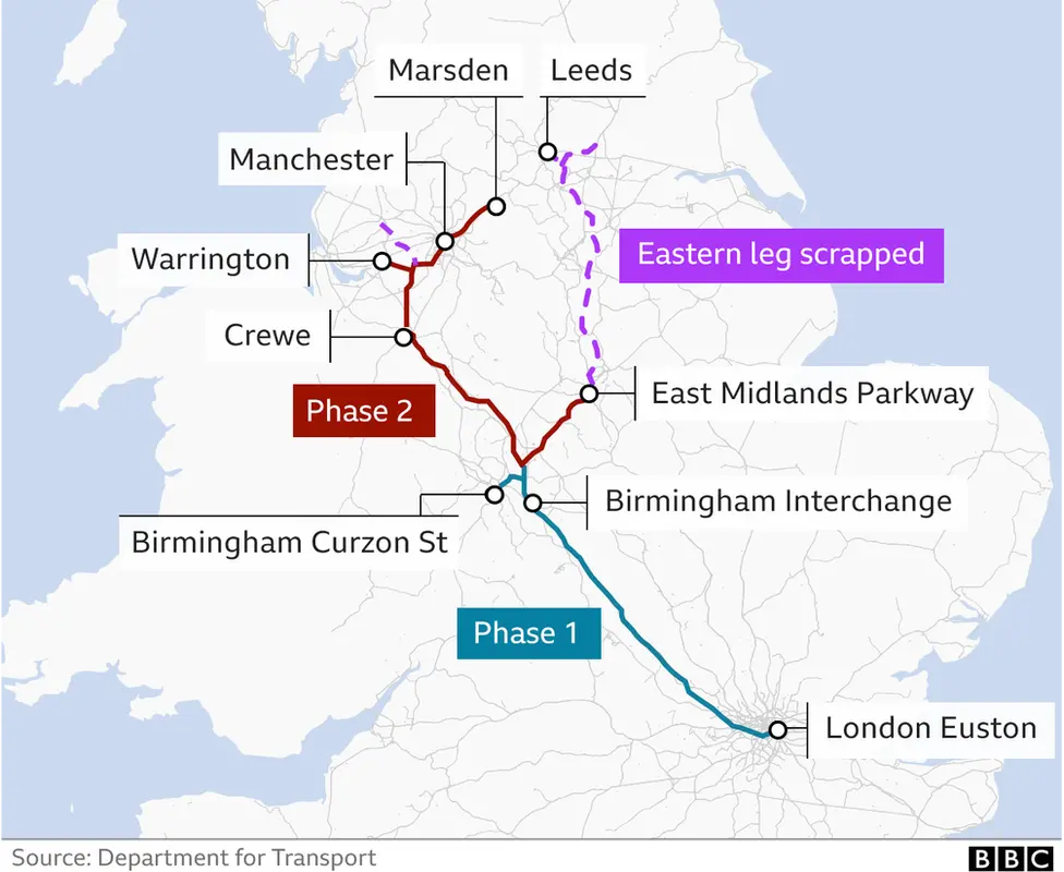 HS2 map