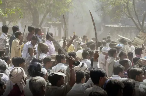 Getty Images For three days in 2002, Hindu mobs had a free run in Gujarat