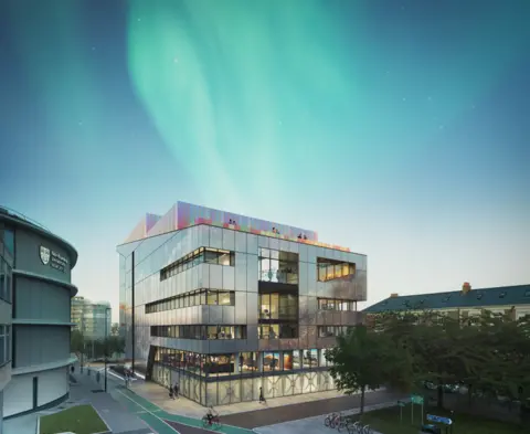 Northumbria University Artist impression of new space centre