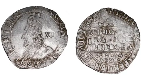 British Museum Charles I declaration shilling