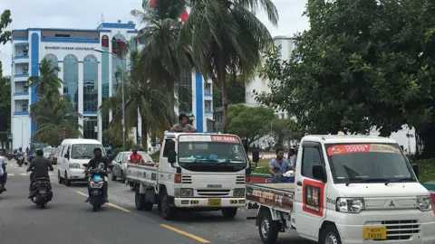 Anbarasan Ethirajan A busy road in Male, Maldives' capital