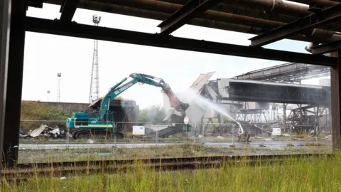 Tees valley combined authority Demolition work