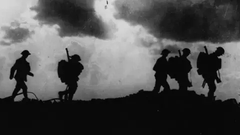 Getty Images British troops near Ypres, 2017