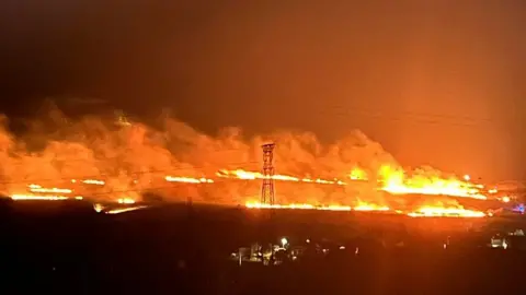 Fire over Rhigos