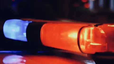 Getty Images Stock image of olice lights