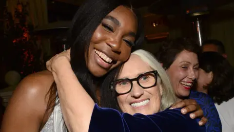 Getty Images Venus Williams and Jane Campion at Netflix's Critics Choice Awards After Party