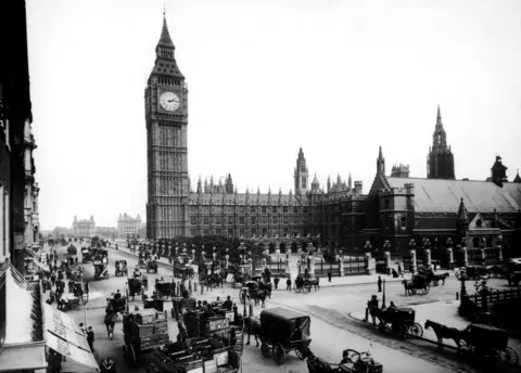 Getty Images The Houses of Parliament and Big Ben seen from Parliament Square