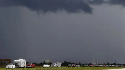 Getty Images Traffic fleeing Hurricane Irma