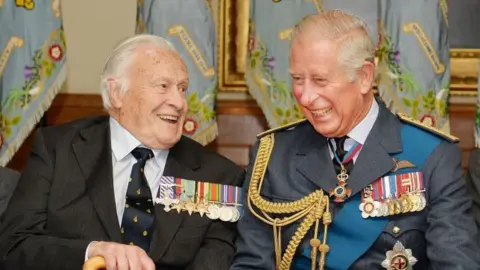 PA Geoffrey Wellum and Prince Charles in 2015
