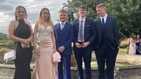 The Wells Academy Students at the prom