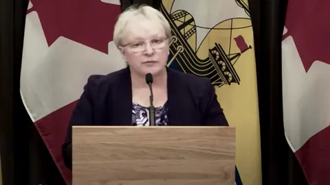 Government of New Brunswick/YouTube Minister of Health, Dorothy Shephard