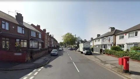 Google Bobbers Mill Road in Bobbers Mill, Nottingham