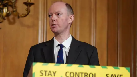 Reuters Prof Chris Whitty is the UK's chief medical adviser and England's chief medical officer