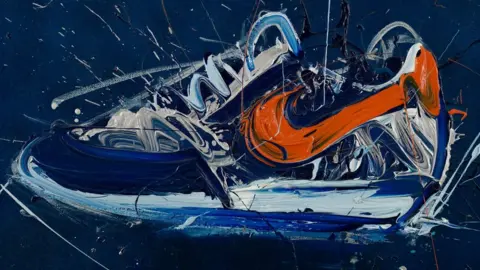 NML Nike Waffle Trainer, Dave White (detail)