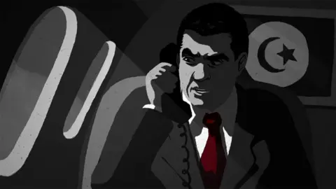 BBC Ben Ali on plane