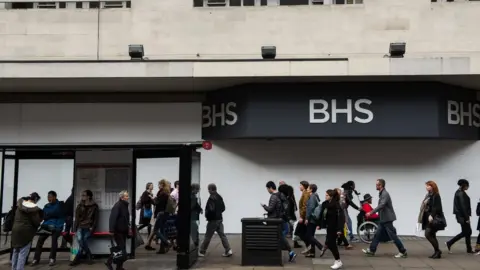 Getty Images closed BHS shop