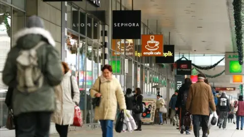Tom Dulat/Getty Images Warsaw shopping street 2011