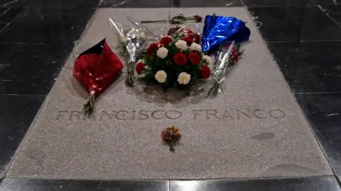 Getty Images The grave of Spain's General Francisco Franco