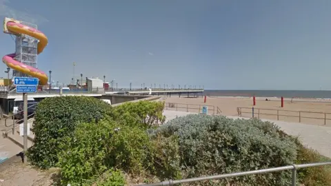 Google Beach at Skegness, Lincolnshire