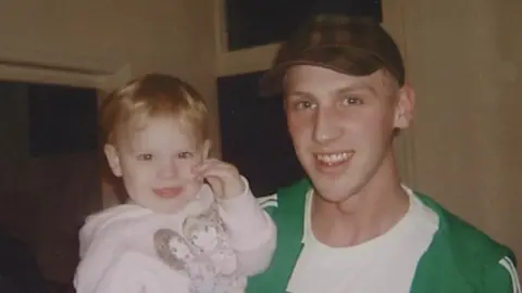 Ruby and her father Adam Chadwick