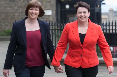 Getty Images Jen Wilson and Ruth Davidson