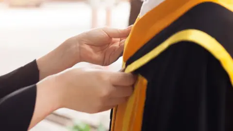 Getty Images Graduation gown