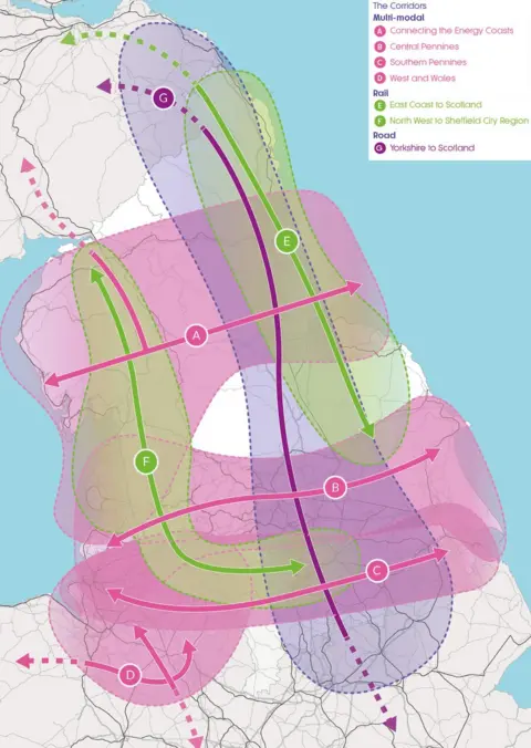 Transport for the North Transport for the North strategic development corridors plan