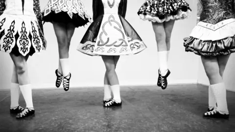 Getty Irish dancers