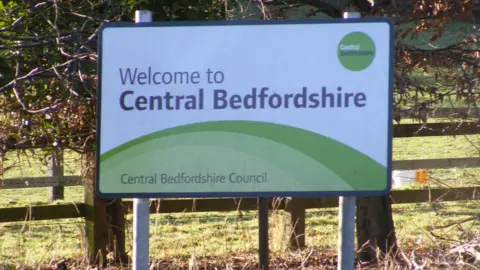 Geograph/Adrian Cable Central Bedfordshire Council sign