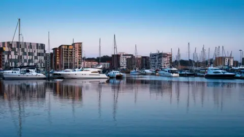 Getty Images Ipswich's waterfront