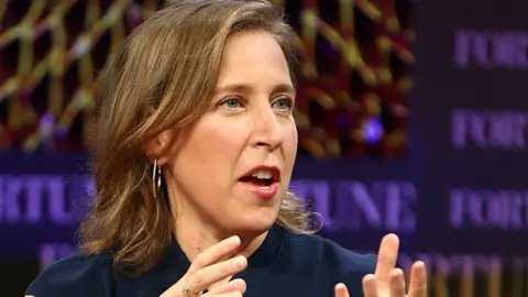 Getty Images YouTube chief executive Susan Wojcicki