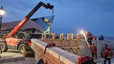 Humberside Fire and Rescue Service Teams involved in the rescue